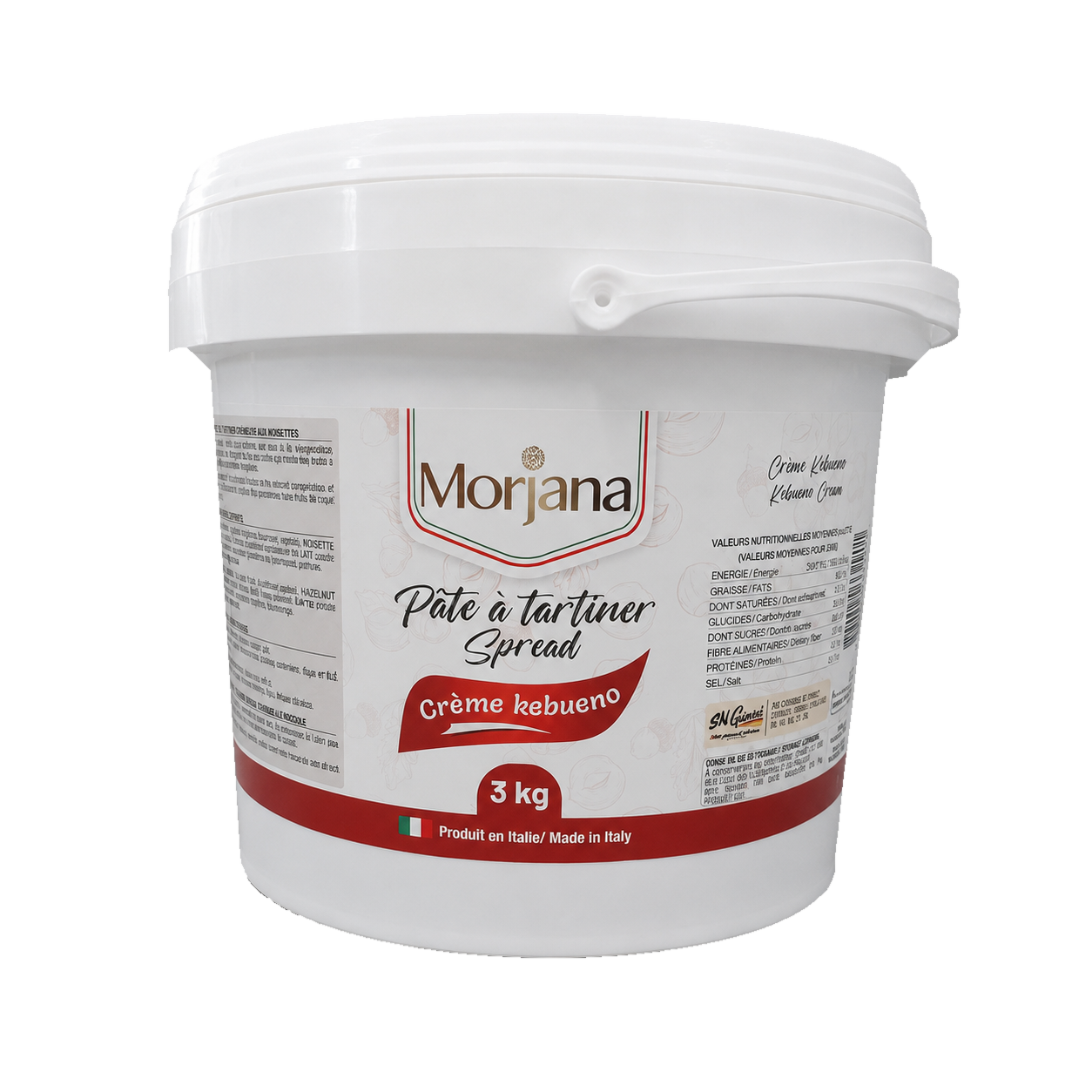Pot Crème Kebueno 3 kg Morjana