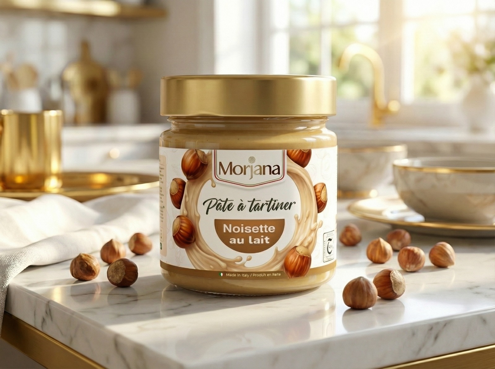 MORJANA Crème de noisette au lait 370g